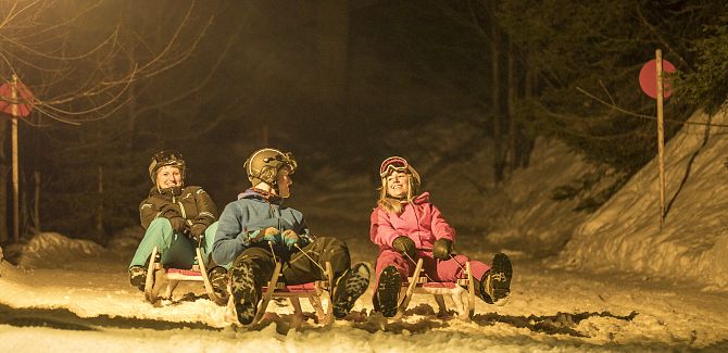 Toboggan run Schröcken.