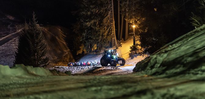 Toboggan run "Höhi" in Warth.