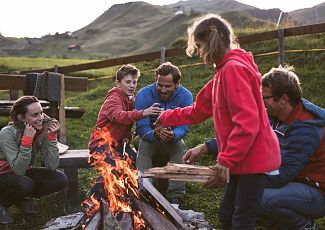 Grillplätze in Warth-Schröcken.