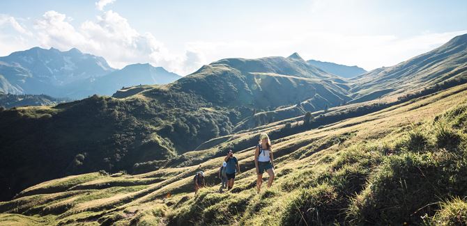 Guided hike Hochkrumbach - sunny side