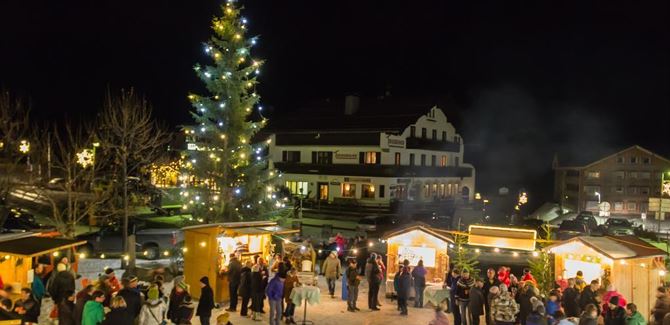 Christmas market in Warth.