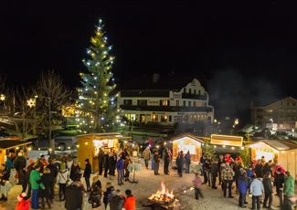 Christmas market in Warth.
