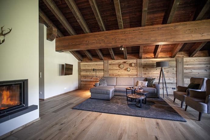AlpenParks Arlberg Apartment Wohnbereich