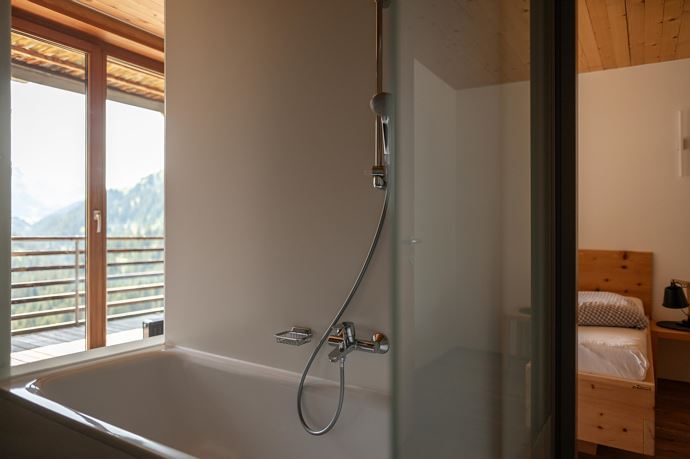 Badewanne mit Ausblick